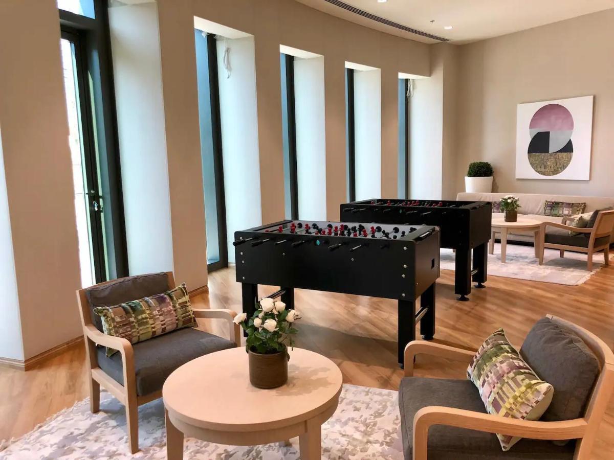 Prestige Living 1Br With Full Burj Khalifa View By Auberge Dubai Luaran gambar